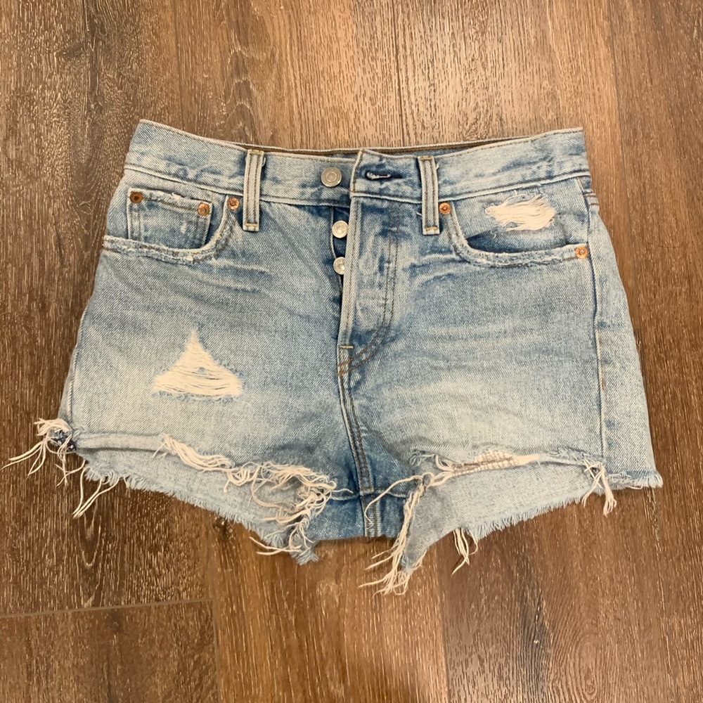 Levis denim shorts